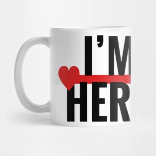 I'm Hers RIGHT Arrow White Couple Matching Mug